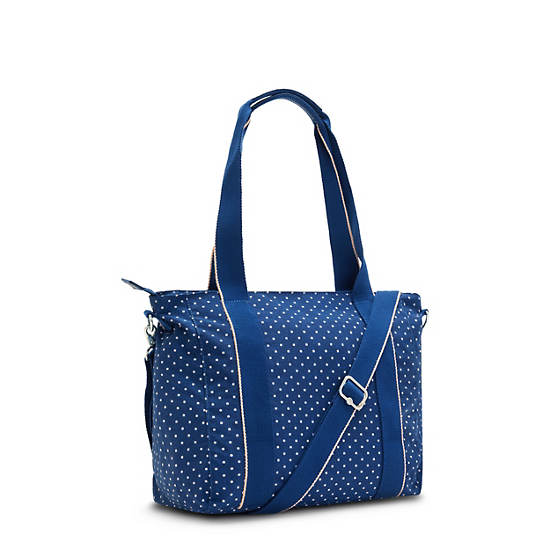 Kipling Asseni Small Printed Tote Veske Blå | NO 1748KO